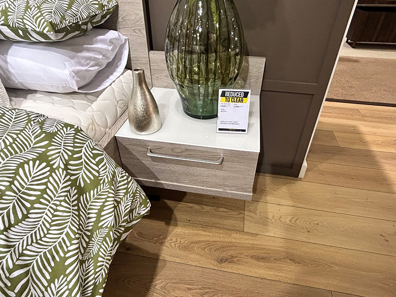 Simplicity Single Drawer Bedside with Bridging
