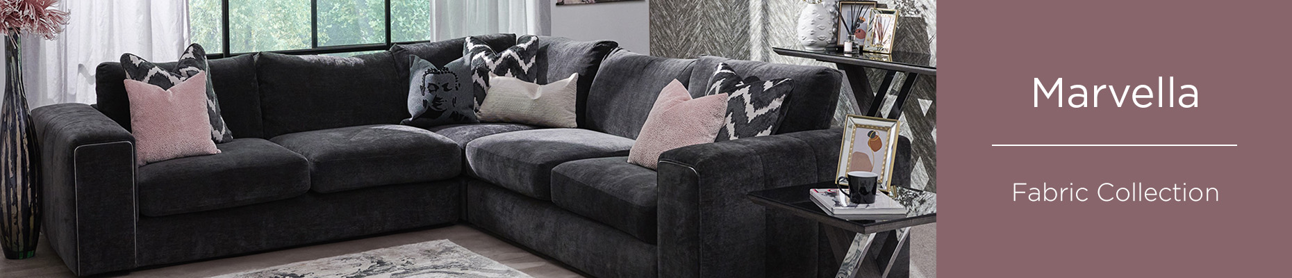 Marvella sofa collection at Forrest Furnishing