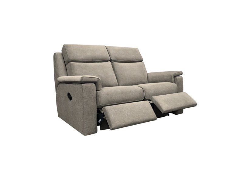 Ellis Small Manual Recliner Sofa Priced in W Grade Fabric