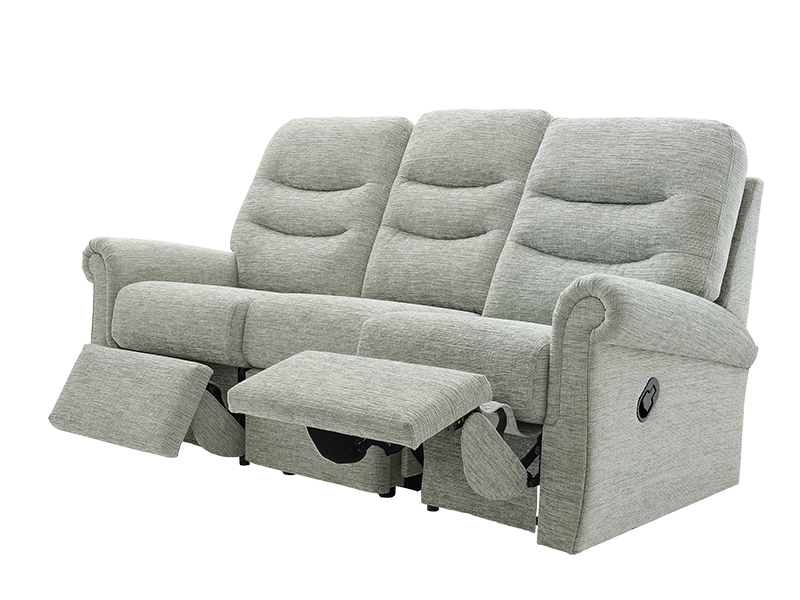 Holmes 3 Seat RHF Manual Recliner Sofa