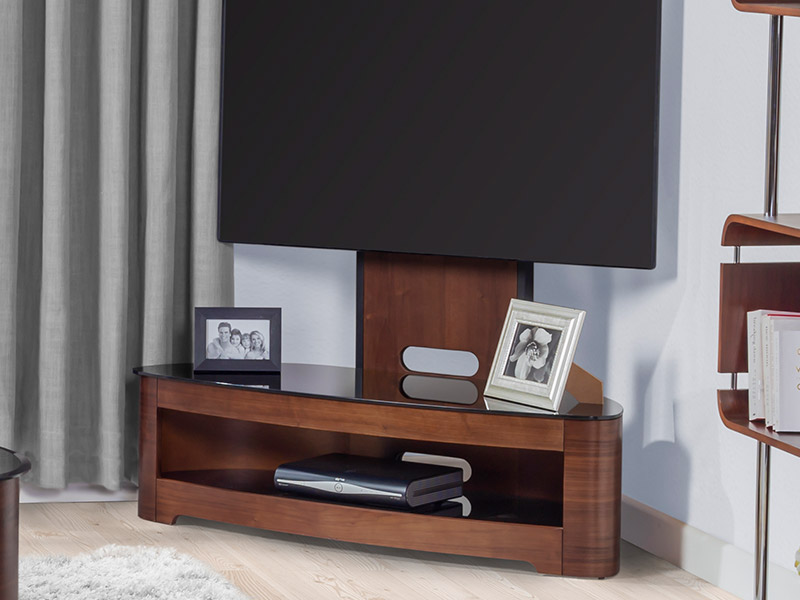 Andorra Cantilever TV Stand in Walnut