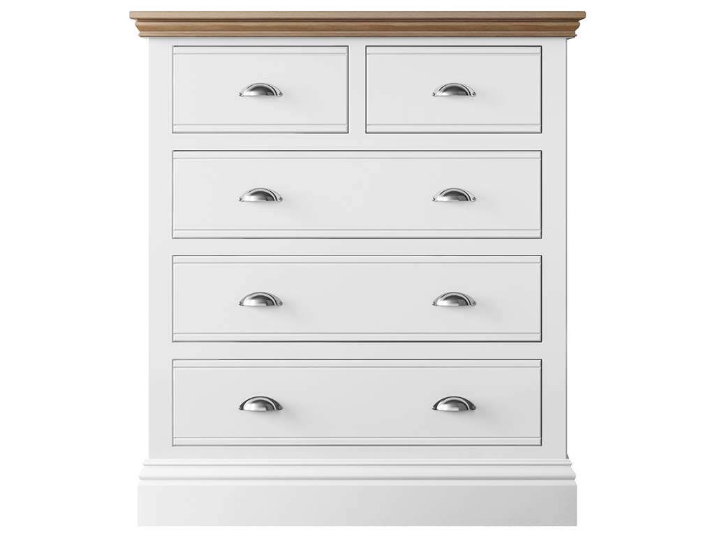 New England 3+2 Drawer Chest