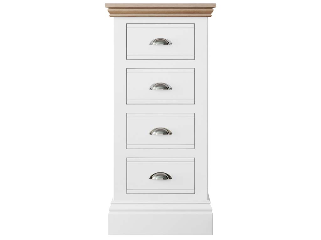 New England 4 Drawer Narrow Chest