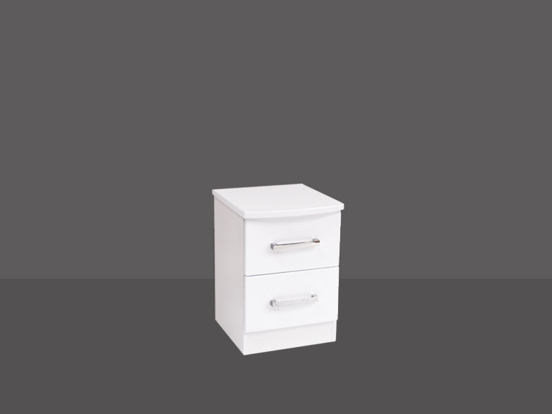 Miami 2 Drawer Bedside Chest