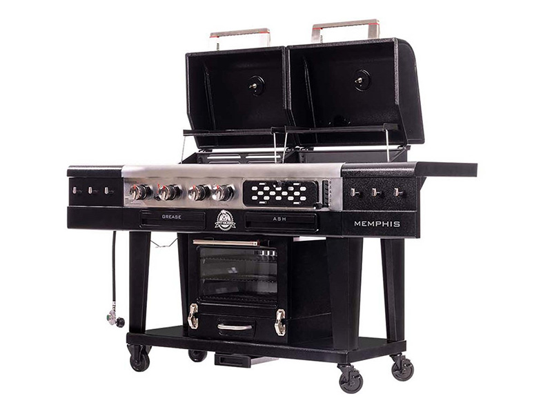 Pit Boss Memphis Ultimate Gas And Charcoal Combo Grill With Electric ...